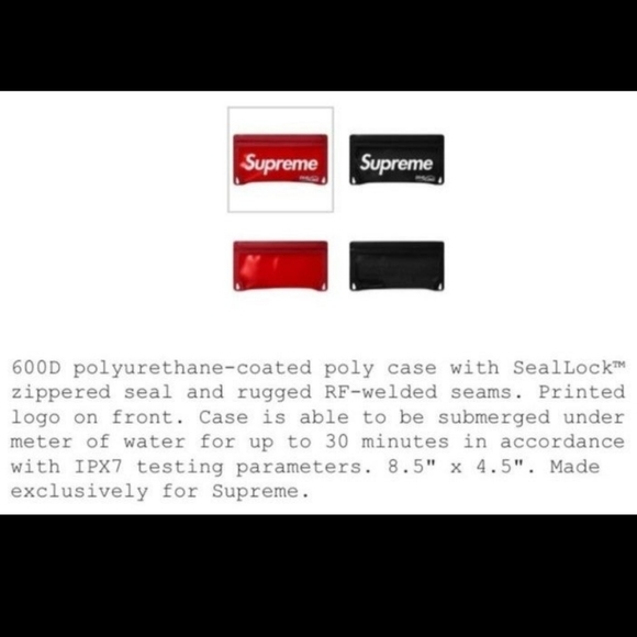 Supreme Seal Line Pouch - Picture 3 of 5